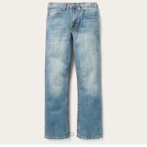 Stetson 1520 FIT LIGHT WASH JEANS WITH TACKING W 33 L 32